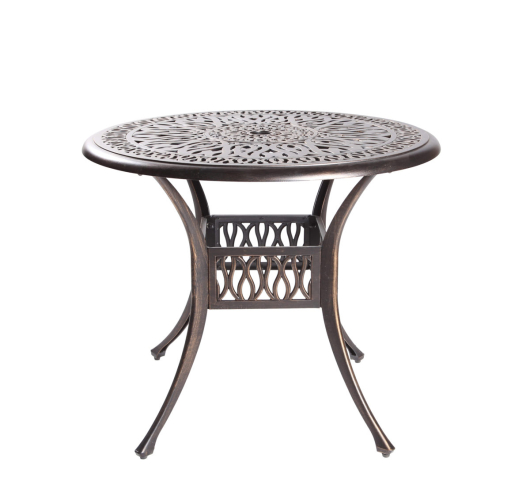 Обеденный комплект из алюминия стол Феникс+4 кресла Вулкан - купить за 74400.00 руб.