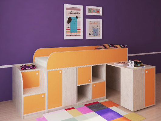 Кровать-чердак Астра мини - купить за 17760.00 руб.