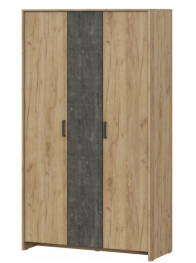 Шкаф трехстворчатый для одежды Лофт - купить за 12832.00 руб.