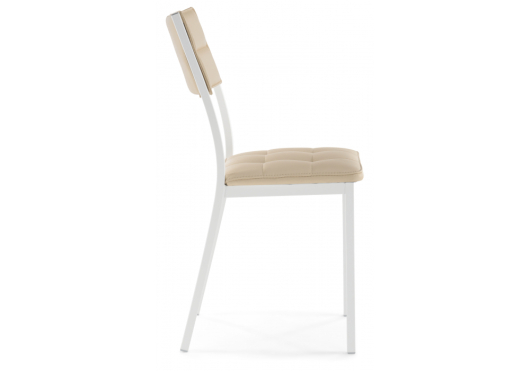 Стул Бекал кожзам d1 / белый - купить за 5280.00 руб.