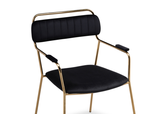 Кресло Aspen black / gold - купить за 6990.00 руб.