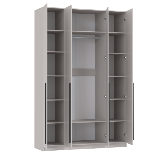 Шкаф 4-х дверный 67.13 Брандо ЛДСП/МДФ Кашемир - купить за 35485.00 руб.