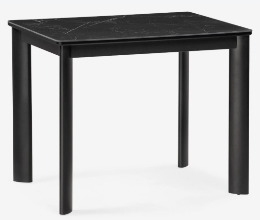 Керамический стол Кина shakespeare black/черный - купить за 28600.00 руб.