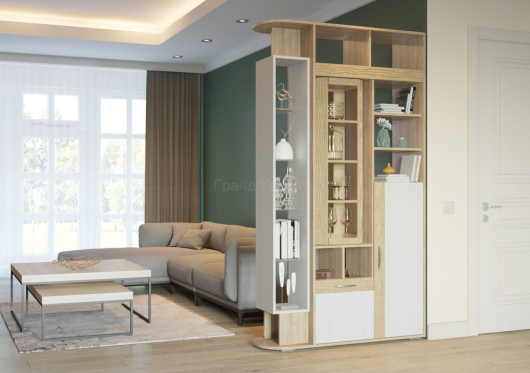 Шкаф перегородка двухсторонний Венеция 6-8204 - купить за 22800.00 руб.