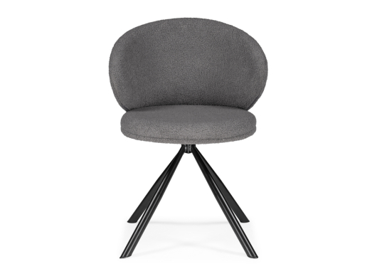 Стул на металлокаркасе Solomon крутящийся gray / black - купить за 11540.00 руб.