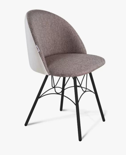 Стул SHT-ST35-3/S100 тростниковый сахар/зефирный/черный муар - купить за 0.00 руб.