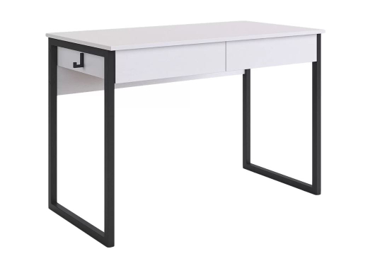 Письменный стол Юниор Белое дерево/Черный муар - купить за 12090.00 руб.